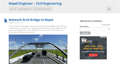 Desktop Screenshot of nepaliengineer.com